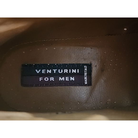 VENTURINI MEN\'S BLACK ITALIAN LEATHER CHUKKA BOOTS SIZE 8.5 MADE IN ITALY main image 10